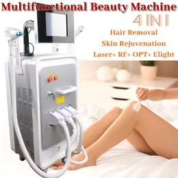 ND YAG Laser Machine RF Skin Rejuvenation Opt Hair Removal Extried Multifunctional Beauty Equipment 360 ° شاشة دوران