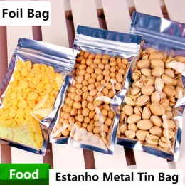 Reclosable Poio de cheiro embalagem mylar saco de alumínio com alumínio com alimentos para bloqueio de alimentos para lanches de presente laminating laminating zz