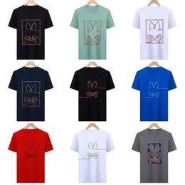 Psychological Bunny Shirts Designer Mens T-shirt mode usa high street short hylsa psyco kaninkläder streetwear nocn