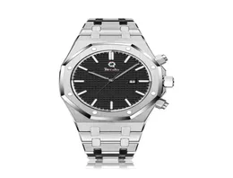 2022 MEN039S AUTOMATICO MECCANICO AUTOMATICO REQUIN 15400 ST OO1220ST01 Custodia in acciaio inossidabile argento Data nera Black Date Di6917144