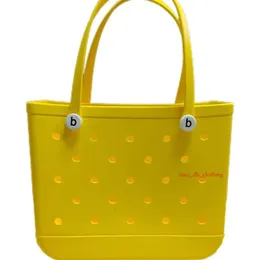 Donne designer Eva Bogg Bag Borse Borse da spiaggia Luxury Summer Hole Tote Grande Shopping Shopping Basket Plastic Lady Storage Beach Washable Beach 967