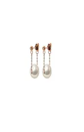 Stud Silver Earrings 925 sterling with Shell Pearl for Women9026059