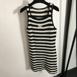 Vestido mangas de moda Saias de estilista de malha