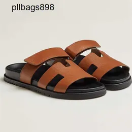 Italia chypres sandali piatto vera pelle velcro cinturino in pelle scamosciata 7a designer schiera popolare in pelle di vitello su comfort slide slide man cinghia casual walking eu38-46 originale