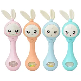 Baby Music Teether Rattley zabawka dla dziecka 012 edukacja mobilna łóżeczko dla dzieci Bell Born wózek szósta