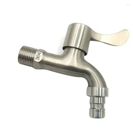 Bathroom Sink Faucets Wall Mount Washing Machine Faucet Stainless Steel Laundry Bibcock Garden Tap Balcony Water