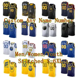 Stephen Curry Stitched Basketball Jerseys Chris Paul Klay Thompson Andrew Wiggins Draymond Green any name any numebr 2023/24 fans city jerseys Men youth women S-6XL