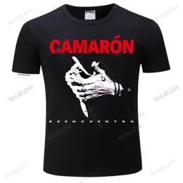 T-Shirts Yeni Gelen Mens Tshirts Camaron de la Isla Reunion flaco komik tshirt yenilik tişört kadınlar homme yaz teeshirt üstleri