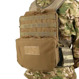 Pacotes de caça de caça Bolsa de colete de bolsa molle tática Nylon oxford Exército EDC Pouch Backpack tático Modular à prova d'água para caminhadas