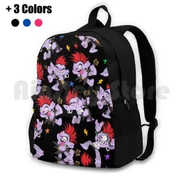 Backpacks Queen Barb Forever! Outdoor Hiking Backpack Riding Climbing Sports Bag Trolls Trolls World Tour Barb Trolls Dreamworks Trolls