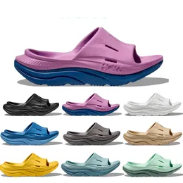 RECO UM ONE ORA, designer muito deslizante Slippers Men Mulheres esportes Slides Black Bege Diva Blue Cyclamen Summer Summer Beach Sapato de borracha