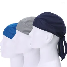 Bandanas homens seco rápido Ciclismo pirata Cap MTB Riding lenço na cabeça Mulheres ao ar livre Ciclo esportivo Running Band Band Anti Sweat Hat Sconhas