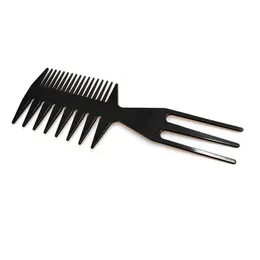 new 2024 Professional Double Side Tooth Combs Fish Bone Shape Hair Brush Barber Hair Dyeing Cutting Coloring Brush Man Hairstyling Tool2. 1.