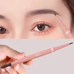 Förbättrare 1,5 mm Ultra Fin dubbelpost Eyebrow Pencil Automatisk roterande naturlig vattentät långvarig professionell ögonbrynspenna