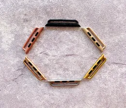 محول 10pcs DIY لـ Apple Watch Band Brand Adapter 38mm 40mm 42mm 44mm Bracelet Belt for Iwatch Connector 1 2 3 4 52453380
