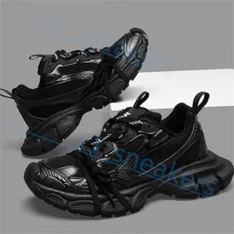 Med Socks 2024 Famous Brand Casual Shoes Designer Mens Women Track 3 3.0 Platform Sneakers Vintage Tracks Runners Tess.S. Gomma lädertränare x49