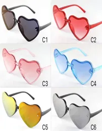 Kinder Sonnenbrille süße bunte Herzen Rahmen Brillen Kinder Größe schöne Baby Sonnenbrille UV400 Whole4492325