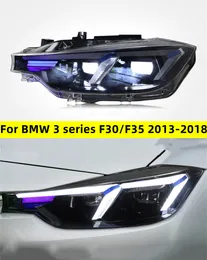 Полная светодиодная фара для BMW 3Series F30/F35 20 13-20 18 320 325 DRL Динамический сигнал дневной фар