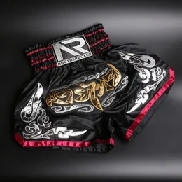 Muay Thai Boxing Shorts MMA 스포츠 피트니스 킥복싱 쇼트 팬츠 Sanda Martial Arts Boxeo Trunks 남자 여자 여자 아이들 240408