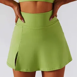Cloud Hide Mini Safe Sports kjolträning Tenniskjolar för kvinnor som dansar fiess shorts Hög midja snabba torra löpskortar
