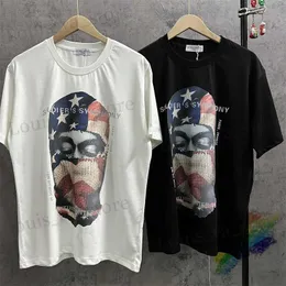 Herren-T-Shirts Neue IH Nom UH Nit American Flag Maske t Männer Frauen Hochqualität Paris T-Shirt Tops Short Slve T240419