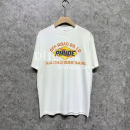 Письмо с напечатанием бренда футболка для мужчин дизайнеры Tops Summer Crew Sece Seck Fit Casual Street с коротким рукавом негабаритный скейтборд для подростка