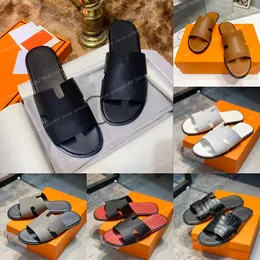 Män tofflor designer läder izmir sandal män izmir flip flop arv kalvskinn sandaler sommar lata stora strandssleden