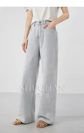 Jeans femminile jacquard 95% cotone mujer pantaloni donne pantalones vaqueros streetwear high waist