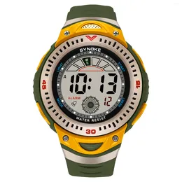 Orologi da polso Sinoke 9902 Mens Digital Clock Outdoor Sport Orologi UOMINI MILITALI IMMERIORI MILITALI