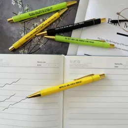Penne retrattili Colori assortiti Penna a sfera di plastica Set con rollerball per scrivere Studente di journaling