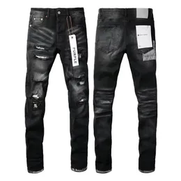 Pruple Brand Джинсы Черные джинсы для мужчин скинни джинсы Мужские джинсы Сливные джинсы мужские брюки джинсовые брюки модная повседневная уличная одежда черно -серая джинсы с подъездами прямая уличная одежда