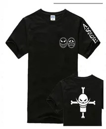 Men039s T -Shirts Anime ein Stück Edward Gate Bart Bekleidungsmänner Kurzschläfe Baumwolltops Tees Hip Hop331a8384653