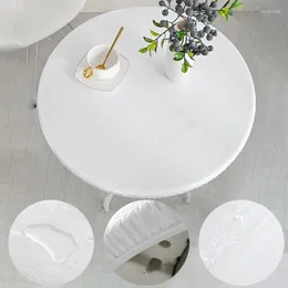 Tala de mesa 1pc Cozinha Tampa transparente TPU Toclagem de mesa Redonda Round Dinning Protector Acessórios domésticos à prova de óleo