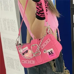 دلاء Haex Harajuku Women Counter Counter Fashion 2023 New Y2K Underarm Bolso Mujer High Street Pronficity Sace A Main Femme