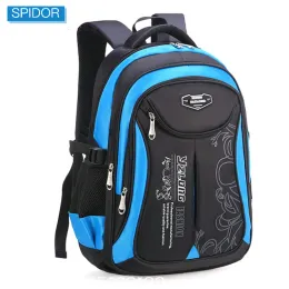 Сумки SPIDOR TOPLAGING WATERPREANG KIDGPACK BOYS девочки девочки для девочек в начальной школе в детском саду в детском саду рюкзак Мочила