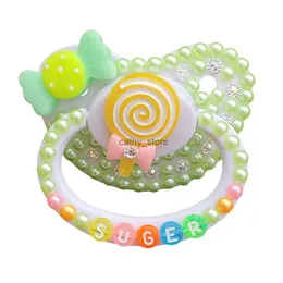Pacifiers# 2022 New Style Adult Baby Pacifier With Sweet Sugar Design Large Size Silicone DDLG Adult Pacifier For Daddy GirlL2403