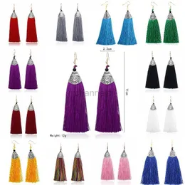 Outros qianbei vintage étnico longo tassel briol para mulheres brincos de moda de jóias para meninas aros mujer oreja atacado 240419