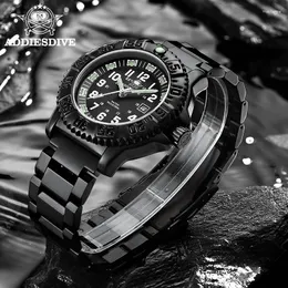 Wristwatches ADDIES Top Military Nylon Strap Sport Watches Men Luxury Waterproof Luminous Quartz Wrist Watch Man Clock Relogio Masculino
