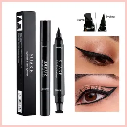 Eyeliner 2 In1 damga Eyeliner Koreli Makyaj Su Geçirmez Göz Yuvası Maquillajes Para Mujer Kadınlar İçin Güzellik Kozmetik Makyaj Ürünleri