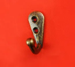 Single Prong Hook Mini Size Wall Mounted Retro tyghängare för rockar Hattar Handdukar Keys Kläderdörrhängare Hemdekoration8674566