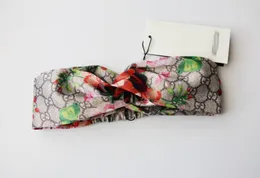 Новые 100 шелков очень мягкие повязки для женщин -модные бренды дизайнер бренд Bloom Flow