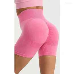 Active Shorts Lady Yoga Pusp Up Sports for Women High Waist Gym Fitness Liftbucycling Running 운동