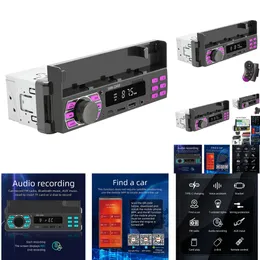 GPS Car Radio 1 Din Stereo Ricevitore Mp3 Multimedia Player FM Registratore Blutetooth Registratore USB/SD AUX Ingresso con supporto per telefono cellulare GPS GPS