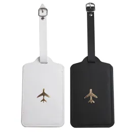 Zoukane Leather Suitcase Luggage Tag Label Bagペンダントハンドバッグポータブルトラベルアクセサリー名IDアドレスタグLT42 240418