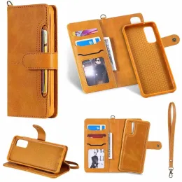 Wallets Flip Wallet Case for Samsung Note 20 Ultra Detachable Leather Magnet Phone Cover for Samsung Galaxy S21 Plus S20 Ultra S10 S22