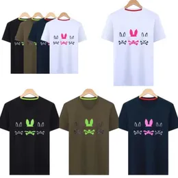 Psychologiczna koszulka króliczka Summer męska Tshirt Rabbit Druku