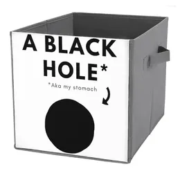 Складная коробка складной пакеты складка черная дыра, как и мои голодные желудки эссентные бунку