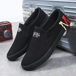 Lässige Schuhe Frühling Old Peking Stoff Herren Slip-on Herbst Freizeit täglich Fashion Lazy Skate Tarpaulin