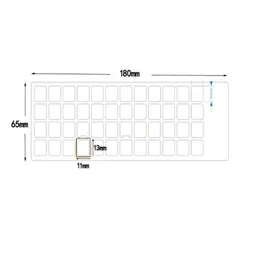 2024 Russische Tastatur Cover -Aufkleber für Mac Book Laptop PC Tastatur 10 "bis 17" Computer Standard Layout -Tastatur Covers Film für