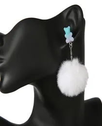 Orecchini per gocce Accessori per gioielli di alta qualità Oreni Orecchini per cani da parate 1PAIR CINETTO MULticoolours Bear Candy Charms Res44428093